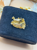 Gold Tone Noah’s Ark Animal Lapel Pin