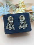 Gold-Tone Daisy Dangle Pierced Earrings