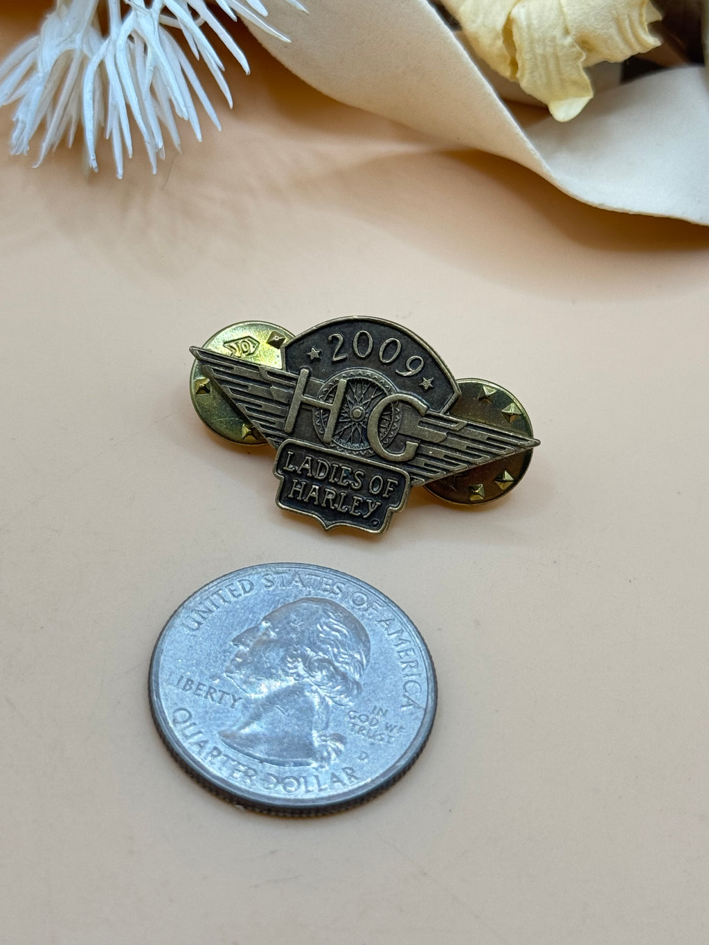 2009 HOG Ladies of Harley Harley-Davidson Pin Motorcycle Vest Jacket Badge