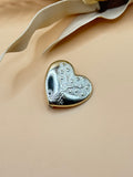 Vintage The Variety Club Silver Tone Heart Tree Brooch